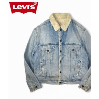 リーバイス(Levi's)の70s～80s Levi's リーバイス ブリーチ デニム ボア ジャケット(Gジャン/デニムジャケット)