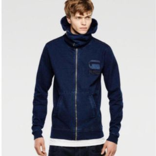 ジースター(G-STAR RAW)の☆プロフ必読☆G-STAR INDIGO HOODED VEST SW(パーカー)