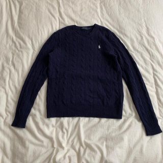 ポロラルフローレン(POLO RALPH LAUREN)のmammy様専用　カシミヤ混 ラルフローレン ニット セーター ネイビー(ニット/セーター)