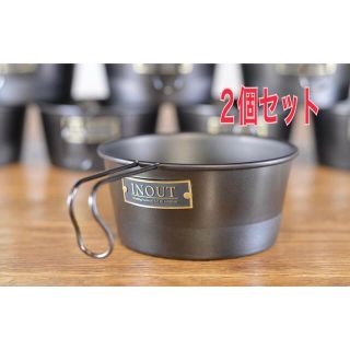 イナウト INOIT シェラカップ　Black Two-tone ２個セット(食器)