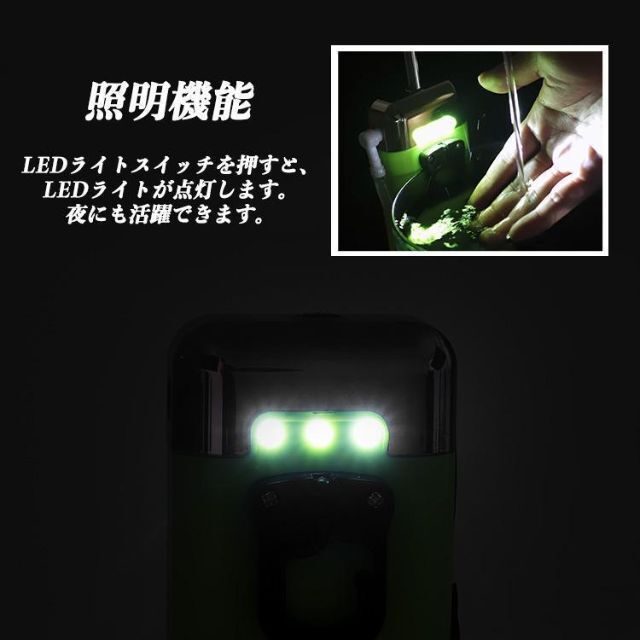 YU215 アウトドアポンプ 充電式 3機能 充電式 ウォーター エアー ポンプ 3