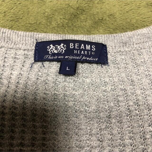 BEAMS(ビームス)のBEAMS HEART グレー ニット 極美品 メンズのトップス(ニット/セーター)の商品写真