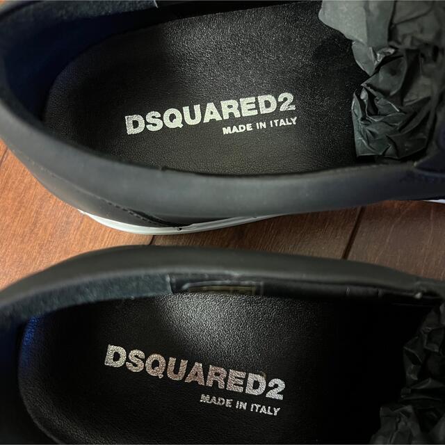 DSQUARED2(ディースクエアード)のDSQUARED2 ディースクエアード2 スニーカー　スリッポン　イタリア製❗️ メンズの靴/シューズ(スニーカー)の商品写真