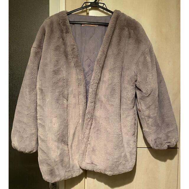 Ameri VINTAGE(アメリヴィンテージ)のファーコートグレー　clane todayful UA ZARA SHIPS レディースのジャケット/アウター(毛皮/ファーコート)の商品写真