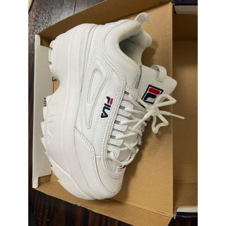 フィラ(FILA)のFILA  シューズ　ディスラプターII  ウェッジホワイト(スニーカー)