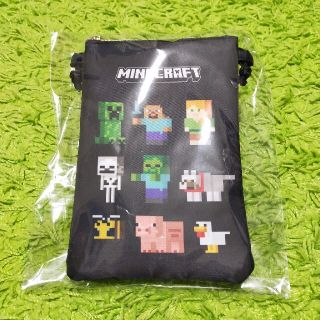 ニンテンドースイッチ(Nintendo Switch)の【新品】■Minecraft■縦型ネックポーチ■マインクラフト■(キャラクターグッズ)