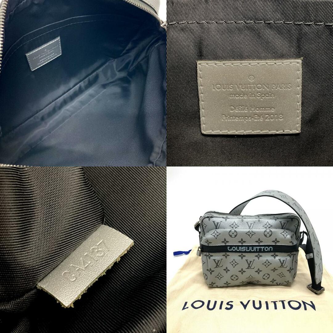 Pre-Owned LOUIS VUITTON Louis Vuitton Messenger PM Shoulder Bag M43859  Monogram Reflect Canvas Silver Black 2018 Japan Limited (Good) 