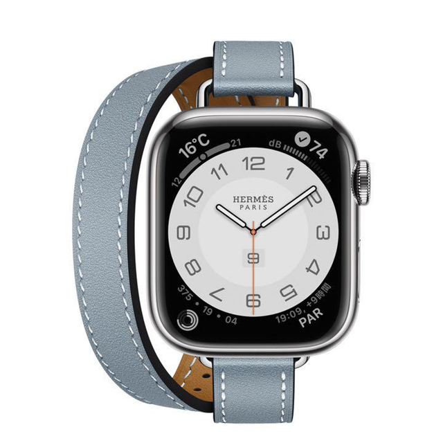 Apple Watch エルメス ブルーラン ドゥブルトゥール HERMES-