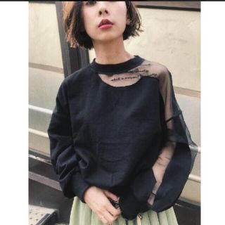 アメリヴィンテージ(Ameri VINTAGE)のameri vintage シースルー スウェット(トレーナー/スウェット)