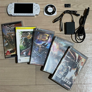 ソニー(SONY)のSONY  PSP-3000  本体　ホワイト　ジャンク　(携帯用ゲーム機本体)