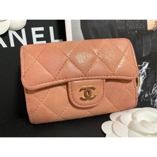 シャネル(CHANEL)の【付属品完品】シャネル マトラッセ リング付4連キーケース ベージュ(キーケース)