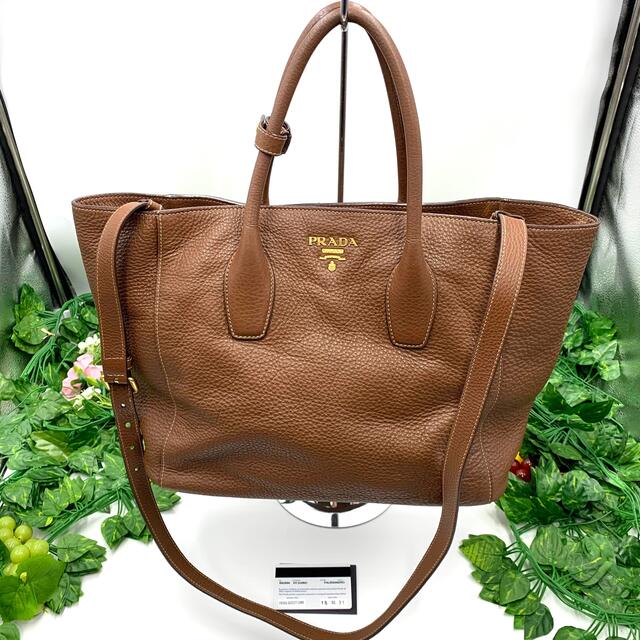 レビュー高評価の商品! PRADA - PRADA プラダ 2way トートバック