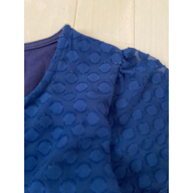 ギャラリービスコンティ　カットソー　紺色 レディースのトップス(カットソー(半袖/袖なし))の商品写真