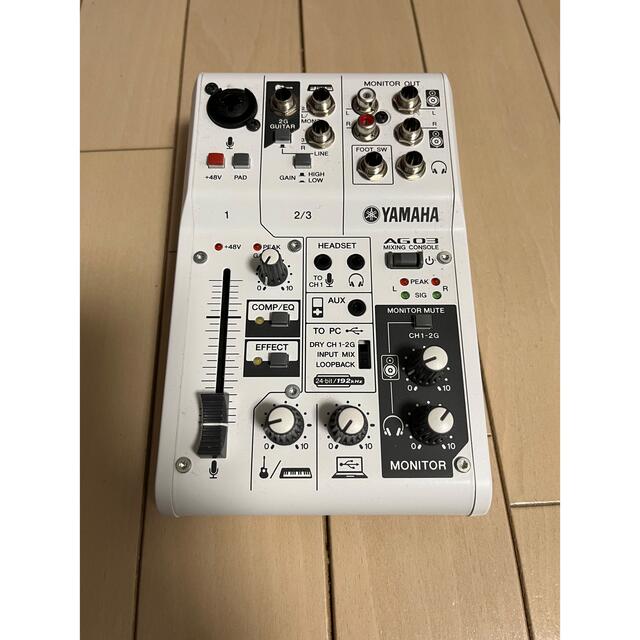 ヤマハ(ヤマハ)のYAMAHA AG03 楽器のDTM/DAW(オーディオインターフェイス)の商品写真