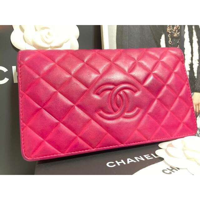 CHANEL(シャネル)のNKZさん専用　CHANEL シャネル マトラッセ ダイヤモンドCC 長財布 レディースのファッション小物(財布)の商品写真