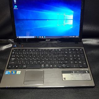 エイサー(Acer)の8日まで掲載！acer ASPIRE 5741 core i5-450M 動画品(ノートPC)