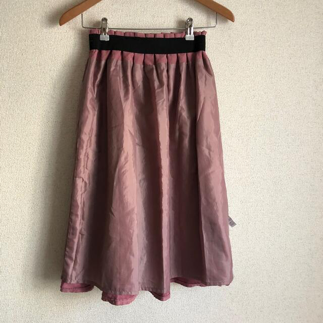 an another angelus くすみピンク色 スカート フリーサイズ