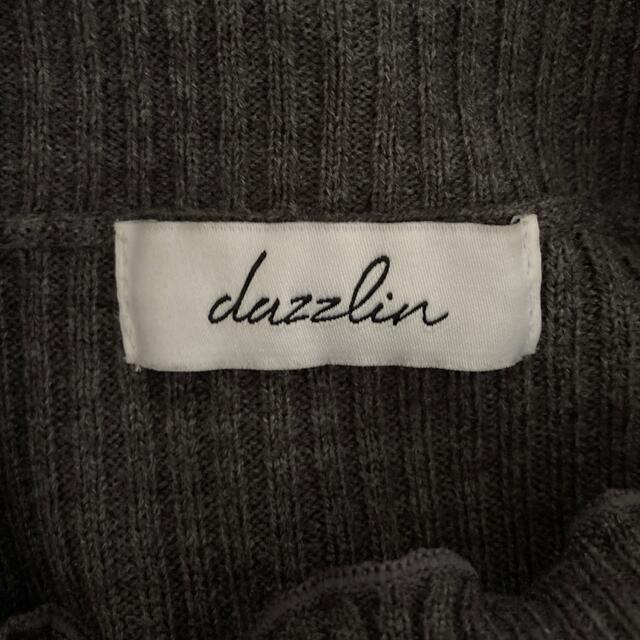 dazzlin(ダズリン)のdazzlin Aライン ワンピース ダークグレー Fサイズ レディースのワンピース(ひざ丈ワンピース)の商品写真