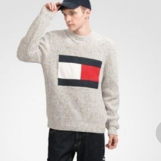 トミーヒルフィガー(TOMMY HILFIGER)の【TOMMY JEANS】 トミージーンズ　フラッグニットセーター(ニット/セーター)