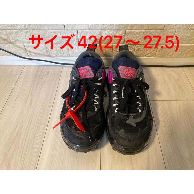 OFF-WHITE Odsy-1000 Black サイズ42(27〜27.5) - スニーカー