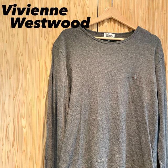 Vivienne Westwood(ヴィヴィアンウエストウッド)の【超希少】Vivienne Westwood ヴィヴィアン ロンＴ 刺繍 オーブ メンズのトップス(Tシャツ/カットソー(七分/長袖))の商品写真