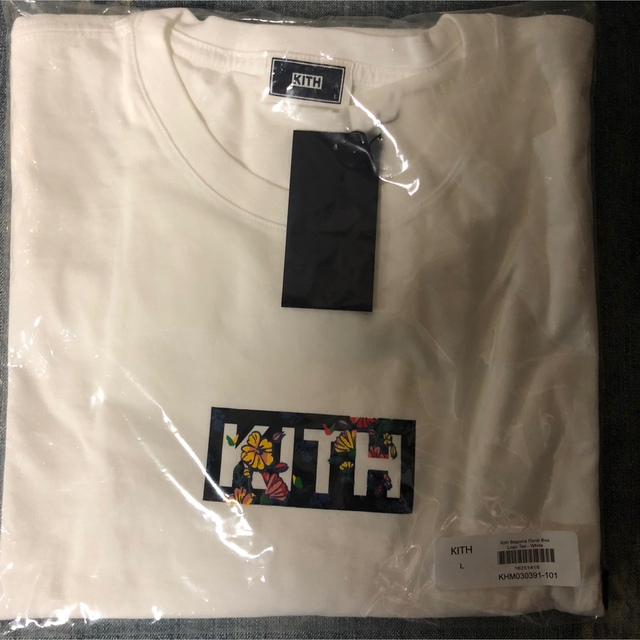 【L】Kith Begonia Floral Classic Logo Tee 2