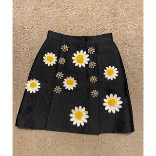 ドルチェ&ガッバーナ(DOLCE&GABBANA) 花柄スカート ひざ丈スカートの 