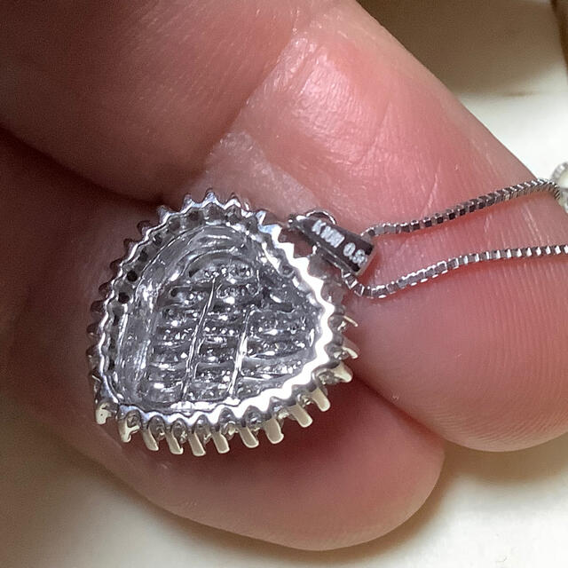 最終価格!ダイヤ眩い☆ホワイトゴールド、0.5ct、ハート 最終価格!ダイヤ眩い☆ホワイトゴールド、0.5ct、ハート