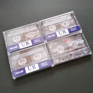 マクセル(maxell)の●S･K様専用● 未使用 カセットテープ ４本セット ラベルシール付き(その他)
