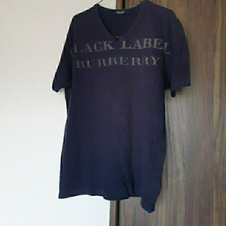 バーバリーブラックレーベル(BURBERRY BLACK LABEL)のBURBERRY BLACK LABEL　バーバリー　紺　Tシャツ　カットソー(Tシャツ/カットソー(半袖/袖なし))