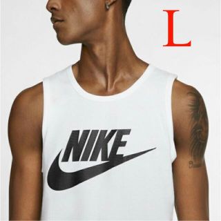 ナイキ(NIKE)のNike 人気　デカロゴ　タンクトップ　(L)(タンクトップ)