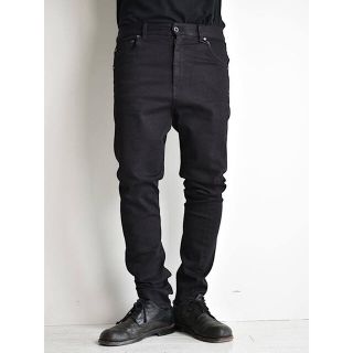 イサムカタヤマバックラッシュ(ISAMUKATAYAMA BACKLASH)のバックラッシュ21SS『ISKO』イタリア製ストレッチセミサルデニム黒M(デニム/ジーンズ)