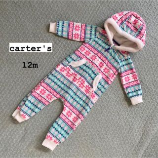 カーターズ(carter's)のCarter's カーターズ ボア フリース ロンパース 12m(カバーオール)