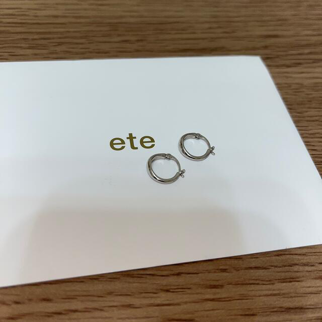 ete(エテ)のete K10フープピアス レディースのアクセサリー(ピアス)の商品写真