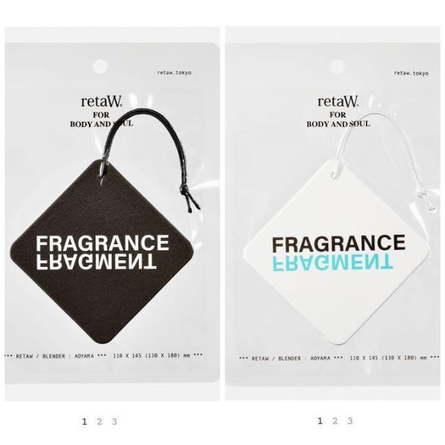 retaw car tag FRAGMENT FRAGRANCE 2点セット