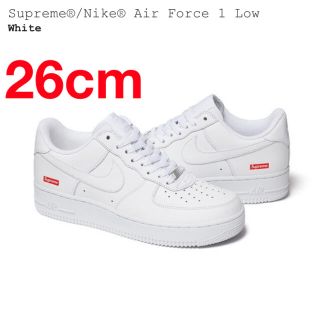 シュプリーム(Supreme)のSupreme / Nike Air Force 1 Low 白 26cm(スニーカー)