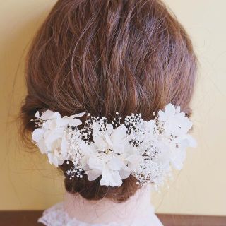 ドライフラワー髪飾り(ヘアピン)