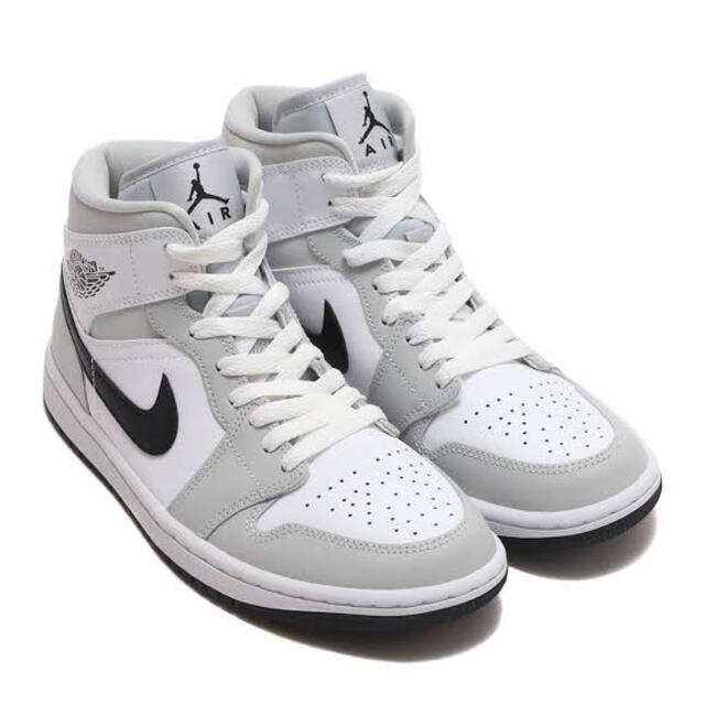 NIKE WMNS AIR JORDAN1 MID GREY FOGスニーカー