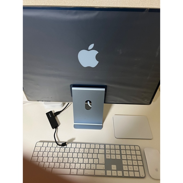 Mac (Apple)(マック)のiMac-24inch ブルー　Apple福岡店Ｍ1チップ スマホ/家電/カメラのPC/タブレット(デスクトップ型PC)の商品写真