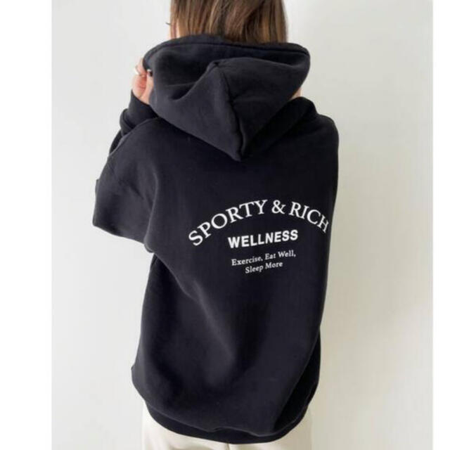 SPORTY&RICH WELLNESS STUDIO HOODIE SWEAT - トレーナー/スウェット