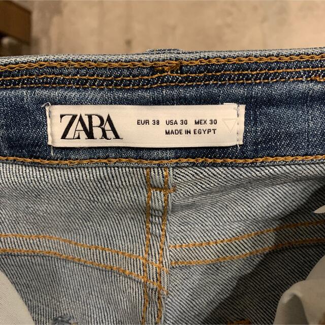 ZARA(ザラ)のダメージデニム スキニー EUR38(M〜L) メンズのパンツ(デニム/ジーンズ)の商品写真