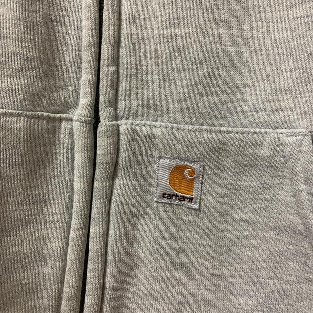 carhartt(カーハート)のCarhartt カーハート グレー ジップパーカー 古着 メンズのトップス(パーカー)の商品写真