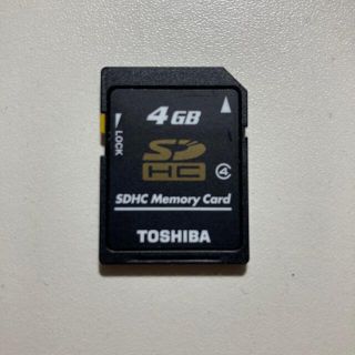 トウシバ(東芝)のSDカード 4GB(PC周辺機器)