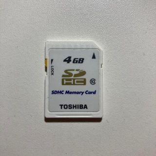 トウシバ(東芝)のSDカード 4GB class10(その他)