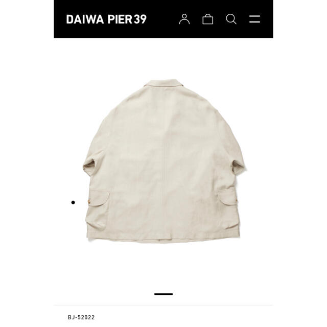 1LDK SELECT(ワンエルディーケーセレクト)のDAIWA PIER 39 22SS SAFARI JACKET ECRU L メンズのジャケット/アウター(ミリタリージャケット)の商品写真