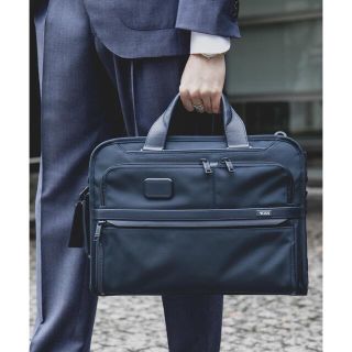 トゥミ(TUMI)の【美品タグ付】TUMI×SHIPS　ALPHA3 3WAYスリムブリーフNAVY(ビジネスバッグ)