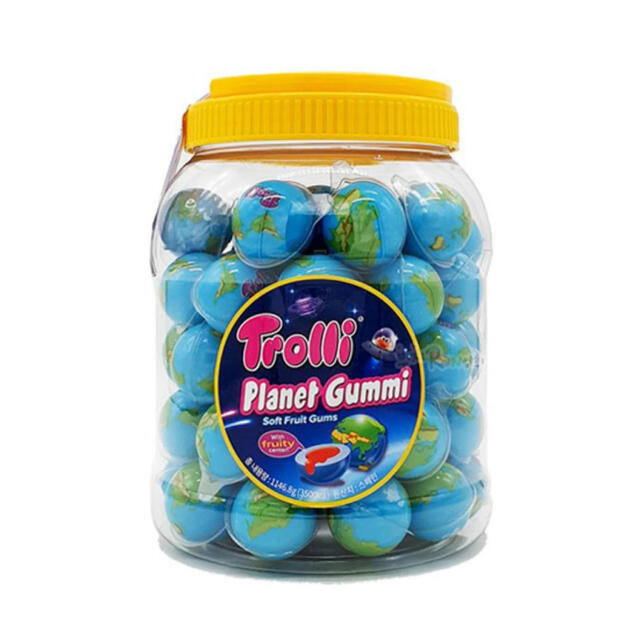 正規品！ Trolli トローリ地球グミ 5個 バラ売り 食品/飲料/酒の食品(菓子/デザート)の商品写真