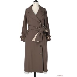 herlipto Belted Dress Trench Coat(トレンチコート)