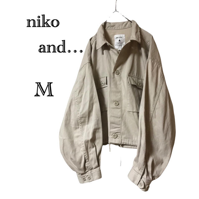 niko and...(ニコアンド)のniko and…  レディース　ジャケット　たっぷりめ　M 春〜秋 レディースのジャケット/アウター(その他)の商品写真