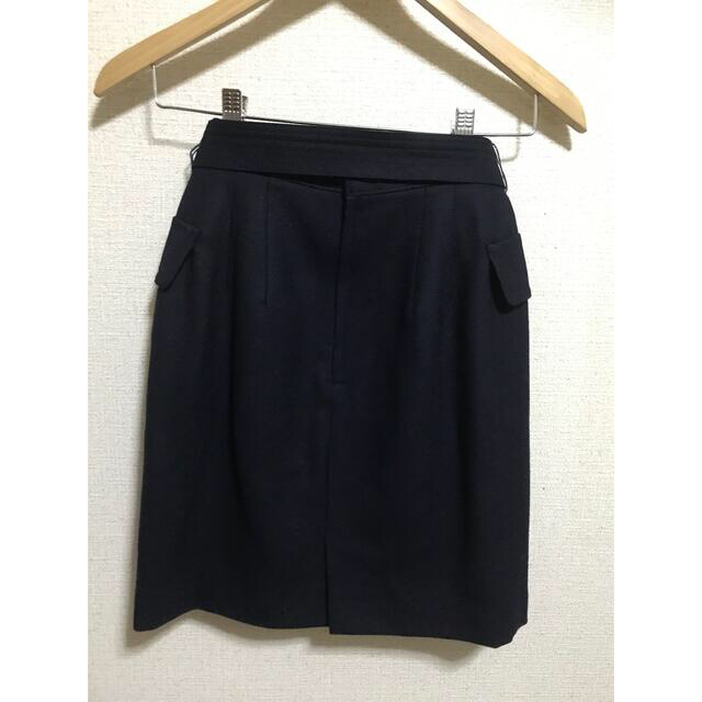 HAAREN   ハーレン   日本製　スカート　ネイビー レディースのスカート(ミニスカート)の商品写真